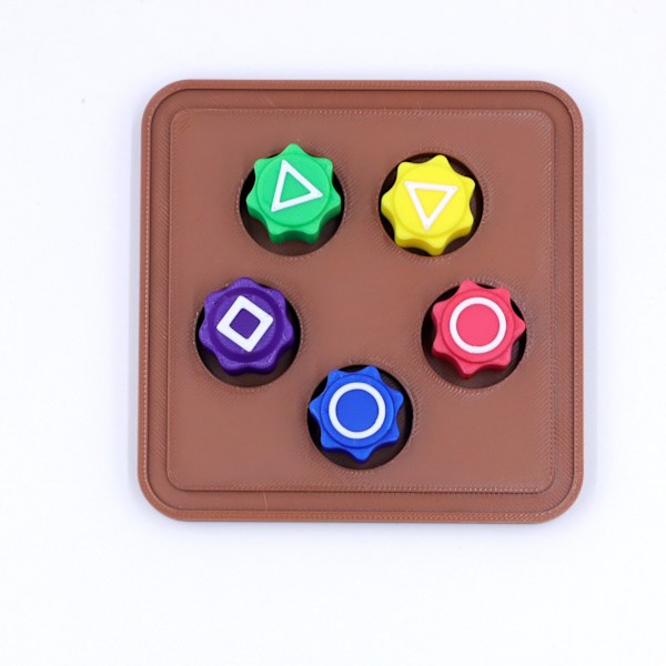 Squid Game 2 Gonggi & Kotelo Korean Grab 5 stone sieves+square base