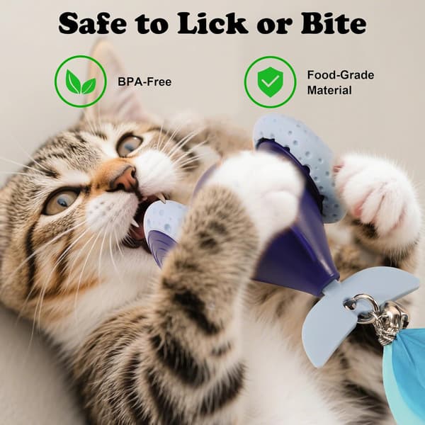 Interactive Cat Toy Mouse, Indoor Cat Toys, Automatic Cat Wheel, Rechargeable