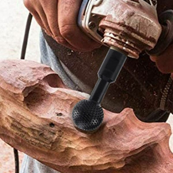 Roterande sfärisk fräs 10mm Sfärisk slipmaskin 40mm Roterande slipmaskin Träbearbetning Gravyr Handverktyg Vinkelskärare Ersättning