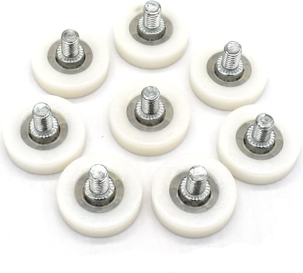 Plast nylon rulle (22mm)