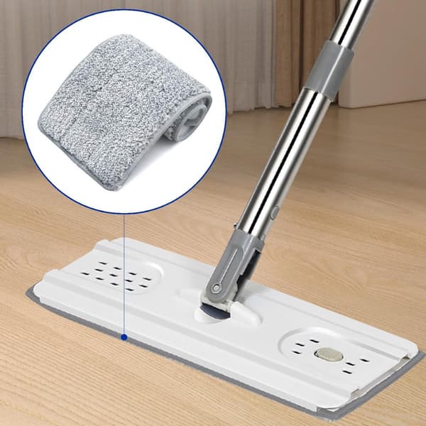 Moppepude Refills - 10 Stykker - Moppe Refills - Mopper - Våd & Tør til Hjemmerengøring - Viskosemoppe
