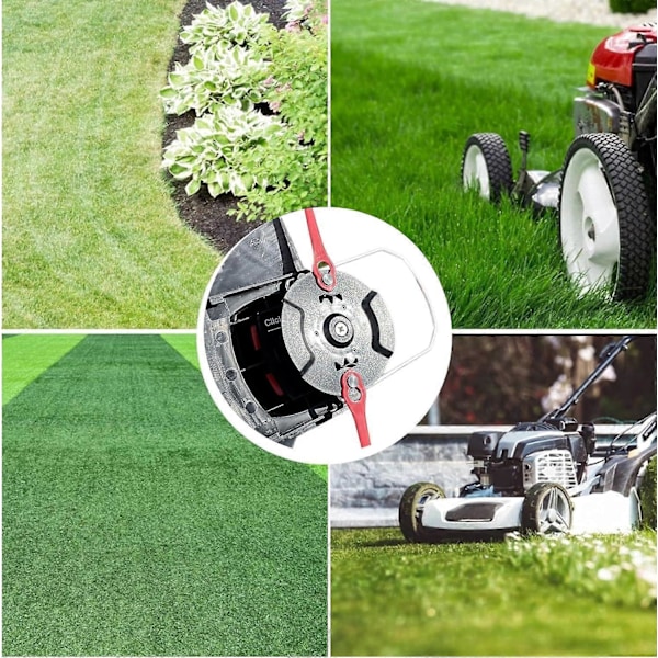 Ersättningsskärblad med skruvar, skärblad för Einhell, Gardol, Gartenmeister, Mr Gardener sladdlös trimmer