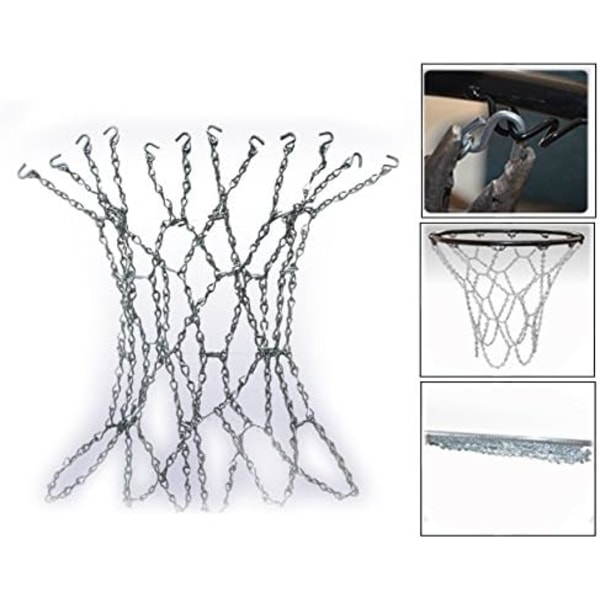 Basketballkurv Net, Basketballnet med S-kroge
