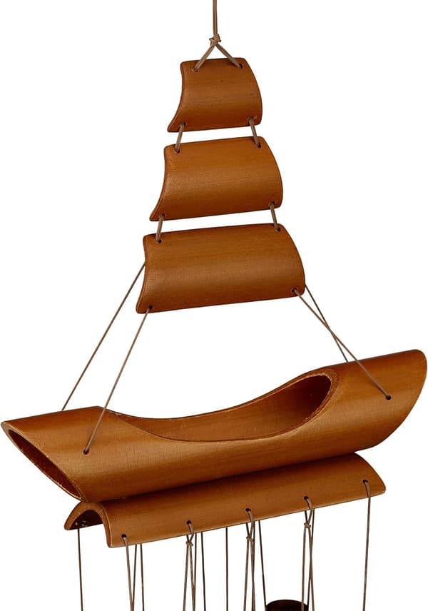 Tuulikello Bambu, Ruskea, 70 x 18 x 6 cm