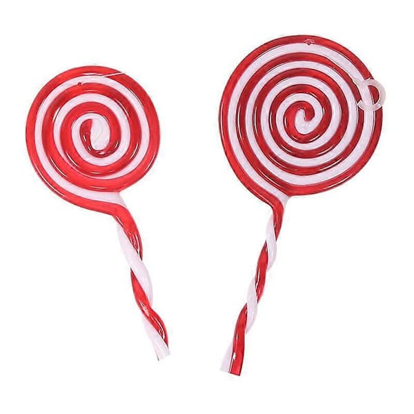 Christmas Candy Cane Ornaments with Ropes - Small Candy Canes