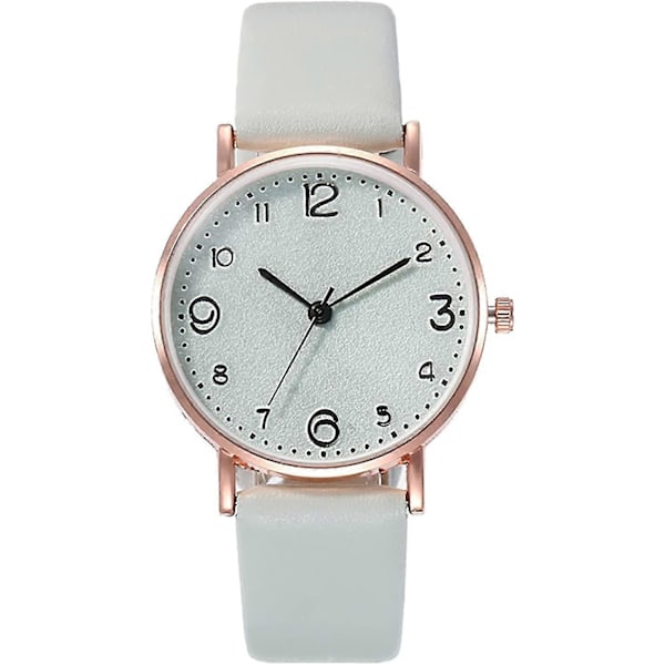 Women's Watches Waterproof Automatic Watch Quartz Train With Leather Strap Gift