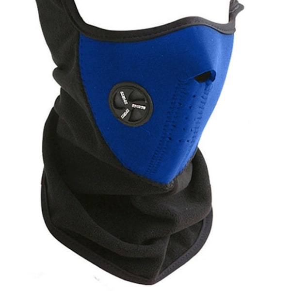 Neopren Halvmask: Skydd & Värme för Vinteraktiviteter Svart Black one size