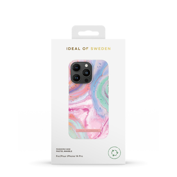 Trykt iPhone 14PR-etui i pastelmarmor 18