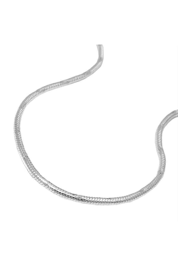 Halskæde Rund Ormekæde Sølv 925 42cm - Gl119003-42