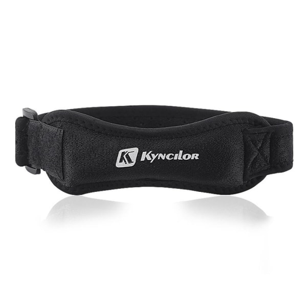 2-pack Knäskydd - Justerbar knästrap för löpning - Knäband black