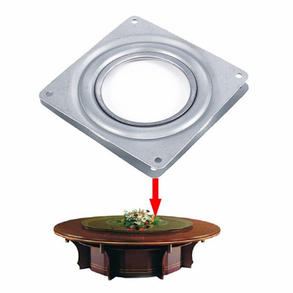 Svingplate Stål Kulelager Dreieskive 4 TOMMER 4 Inch