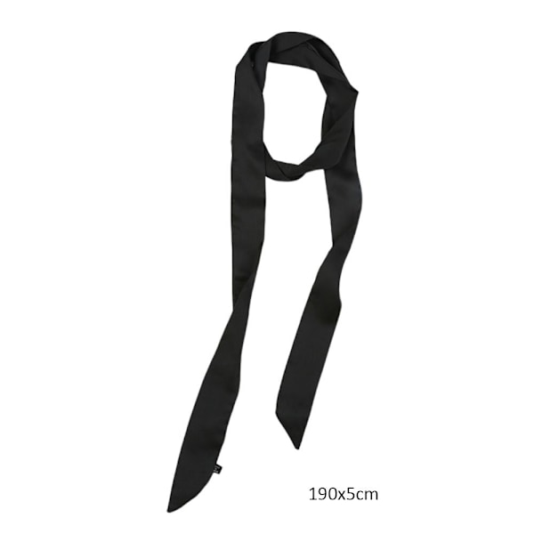 Smal Lång Scarf Väska Band VIT White