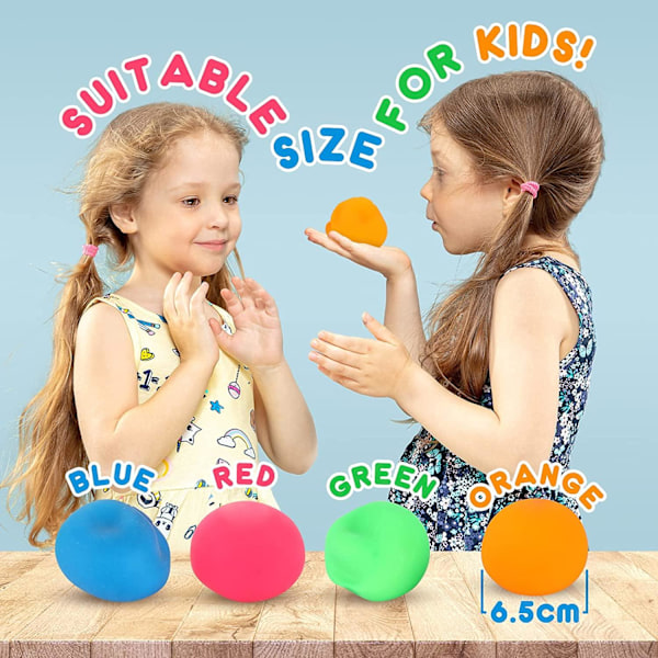 BALL STRESS STRETCHY 7CM - Perfekt Grön