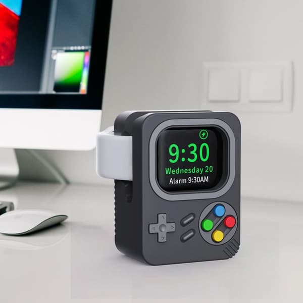 Kompatibel Oplader Dock Watch GRÅ grey