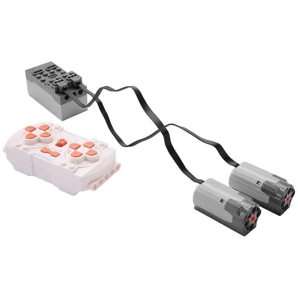 1 Sett Power Function Motor App Fjernkontroll Programmering 2 Medium Motor Sett DIY Byggekloss for-Perfet 0