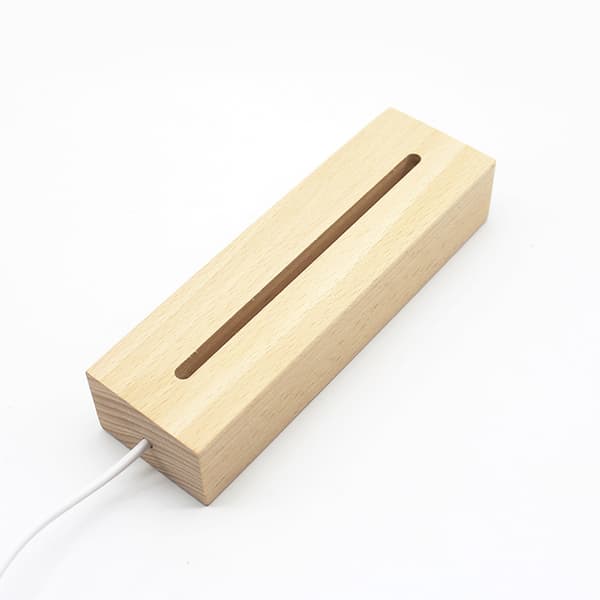 Skrivebordslampe med LED-lys og base til DIY-graffiti, akrylplade med natlampe 0.4