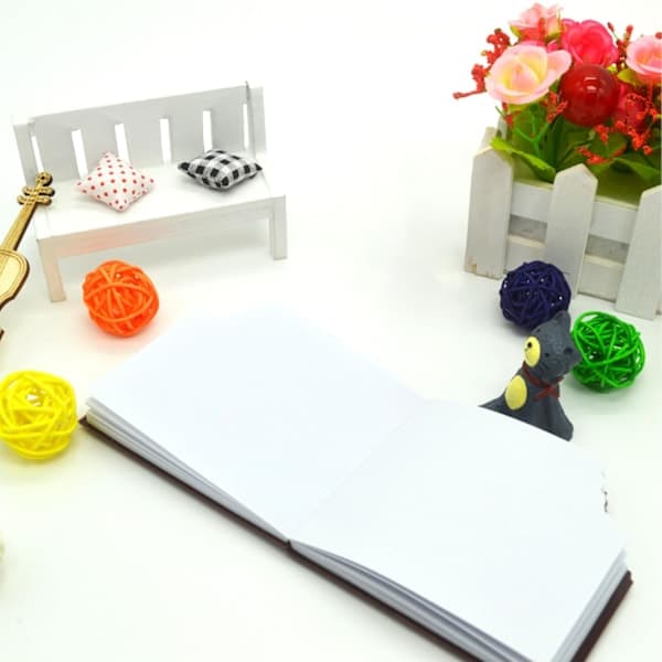 Chocolate-Scented Memo Pad, 80 Sheets Self-Adhesive Reusable Small Notebook, Creative Mini Notebook for School Office...