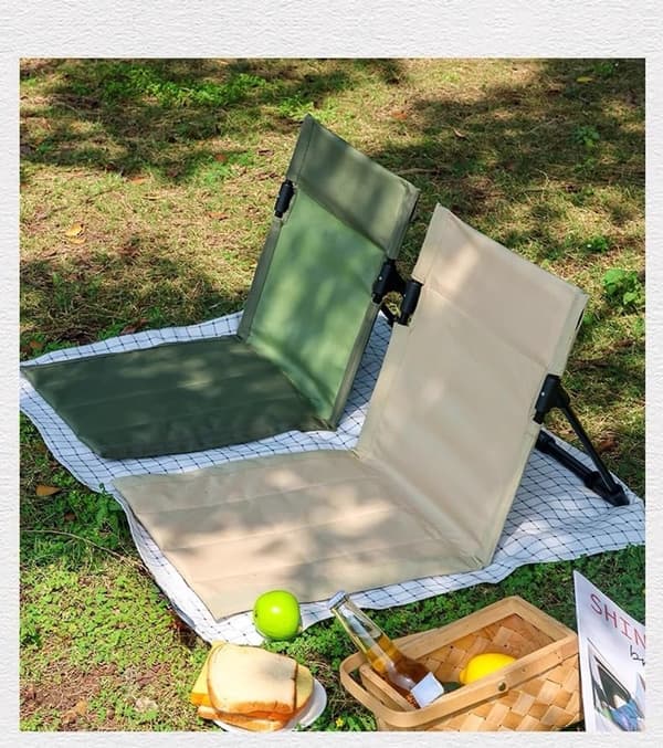1 st - Fällstol - Fällbar strandstol - Bärbar fällstol - Aluminiumram