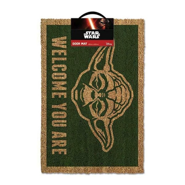 Star Wars Yoda Dørmatte En Størrelse Grøn/Brun Grøn/Brun Green/Brown One Size