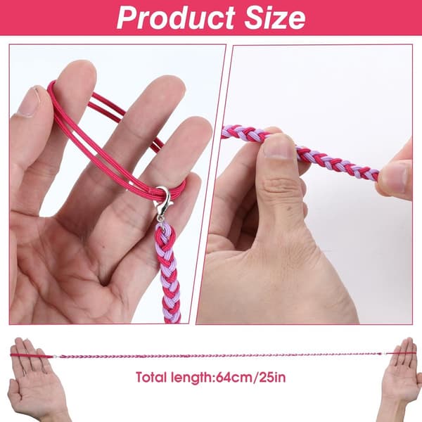 4 st - Hårgummiband - Hårband - Elastiska hårband - Flätade hårband för kvinnor