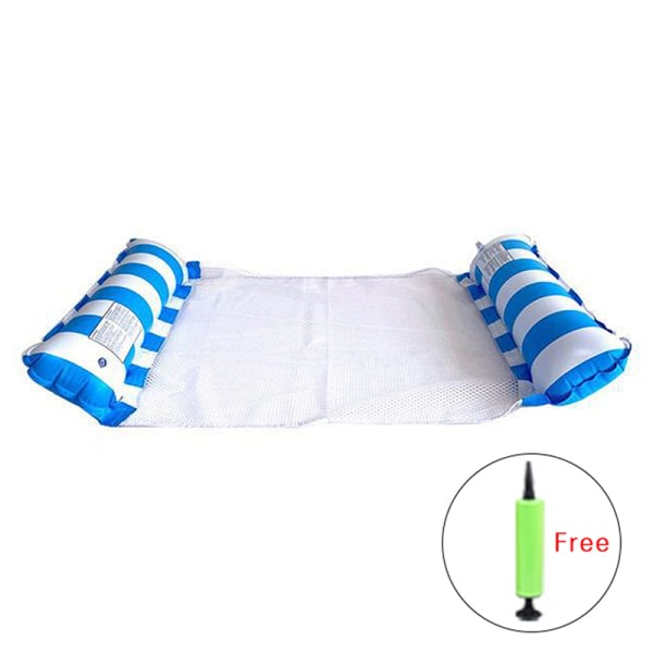 Vikbar flytende vannhengekøye med inflator Float Lounger Inf Blue