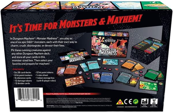 Dungeons & Dragons Dungeon Mayhem Kortspill: Monster Madness