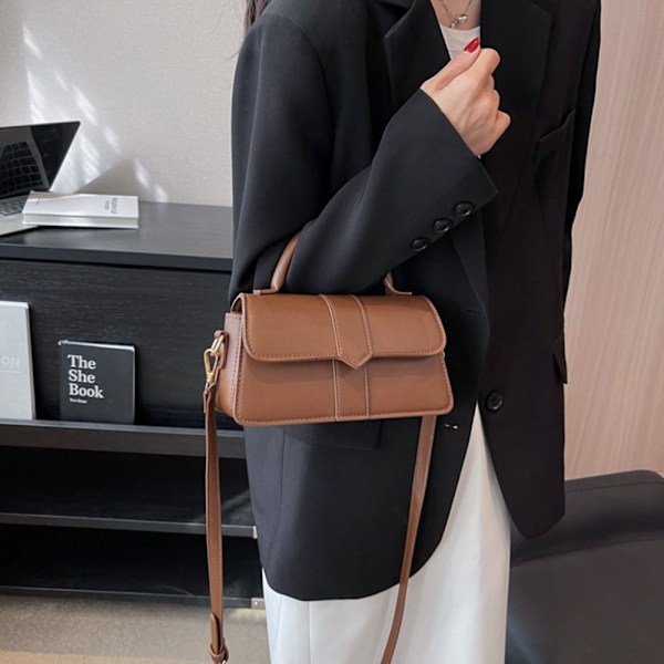 Axelväska Messenger Bag BRUN brown