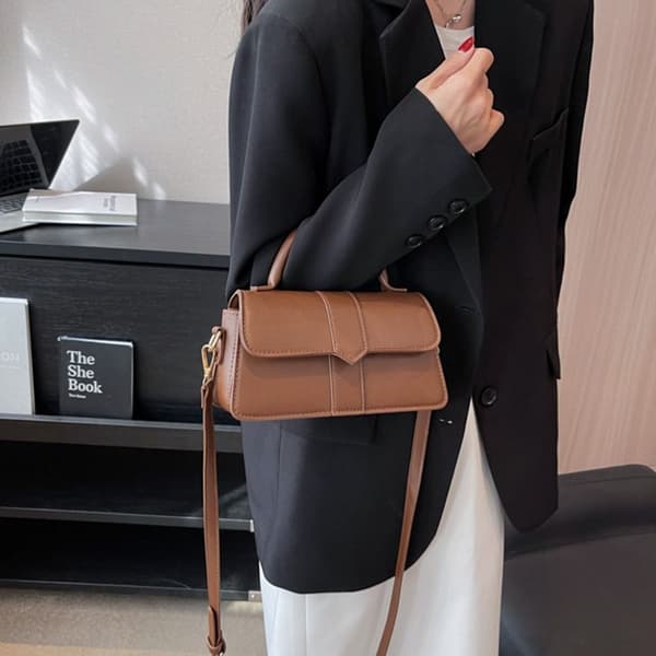 Messenger Bag Axelväska BEIGE beige