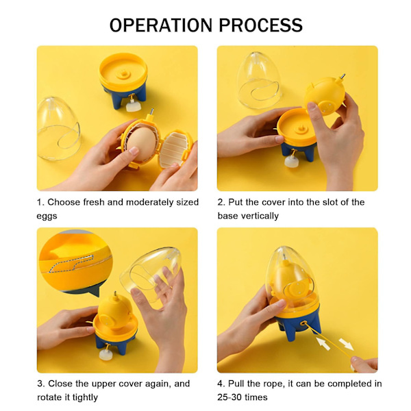 Egg Shaker Ydq-1 Manuell Egg Puller Trekker og Rister Egg Golden Egg Shaker Egg Puller (hs)