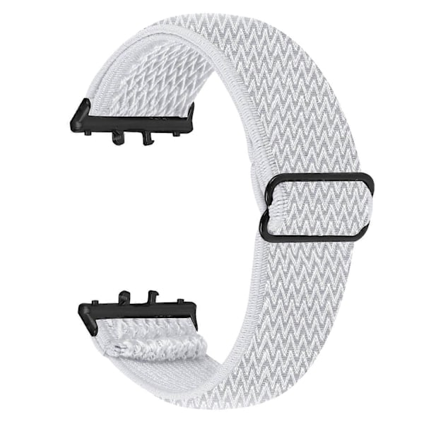 Vævet Armbånd i Elastisk Materiale til Samsung Galaxy Fit3 SM-R390, Sort Kobling Style A