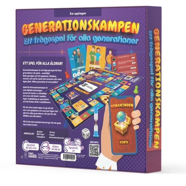 Generationskampen Perhepeli (Visa / Lautapeli) 1000
