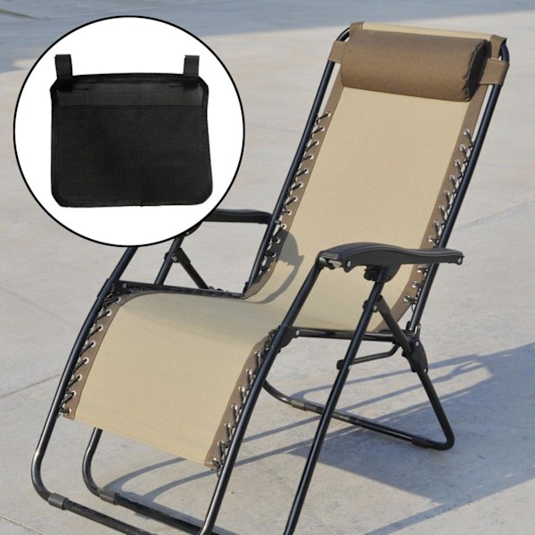 1/3/5 1. Yleismallin Anti Gravity -tuolin sivulaukku Anti Gravity musta 30x25cm black 30x25cm 5Set