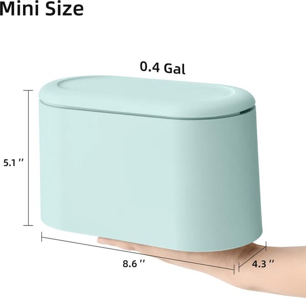 Søppelbøtte - Sensor Søppelbøtte - Robust - Benkeplate Søppelbøtte - Mini Søppelbøtte - Skrivebord