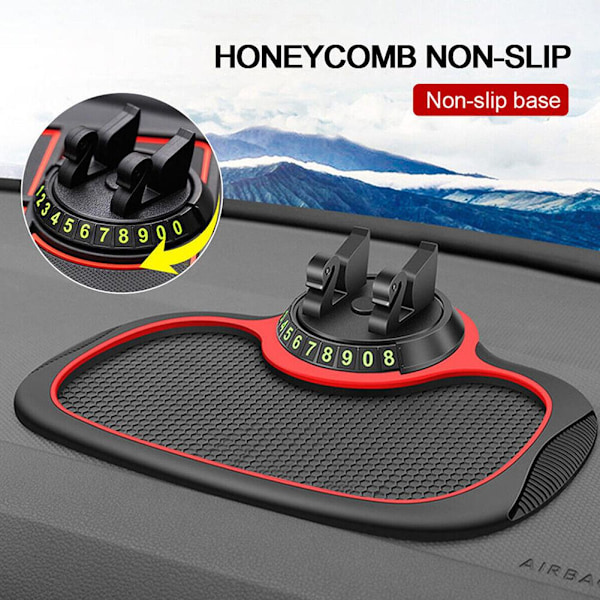 Bil Dashboard Anti-Slip Måtte Telefonholder Pad Stand Mobil