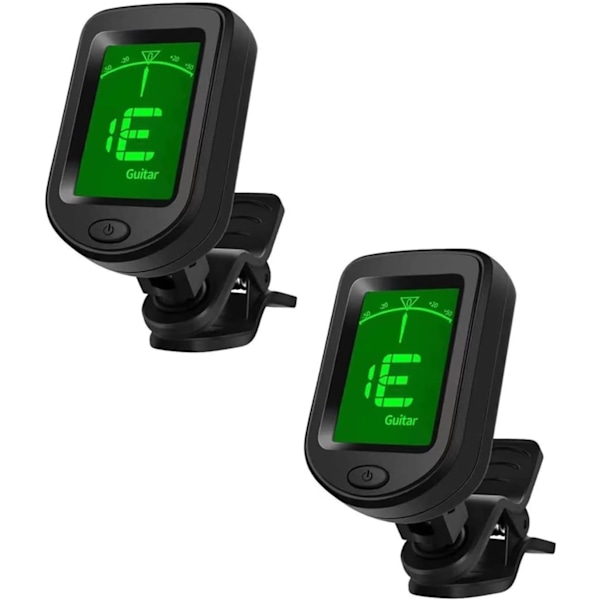 Stämgaffel för gitarr, bas, fiol, ukulele, 2-pack