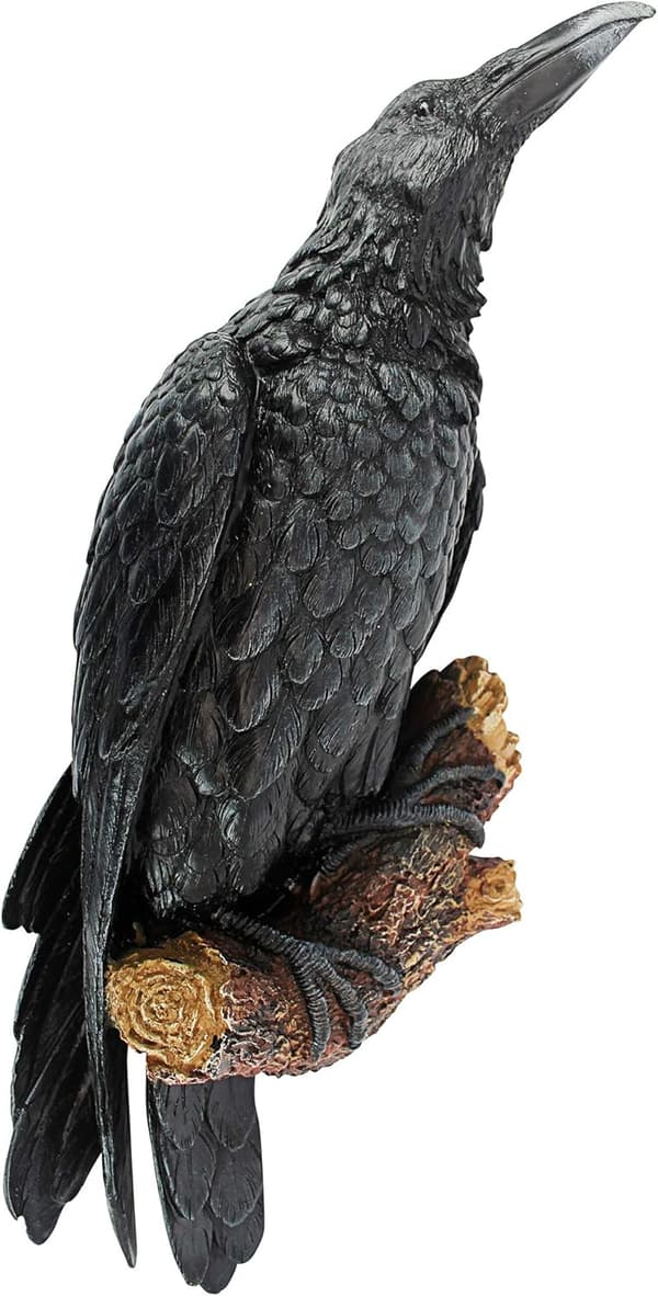 Design The Raven's Perch Gotisk Vægskulptur, Enkel