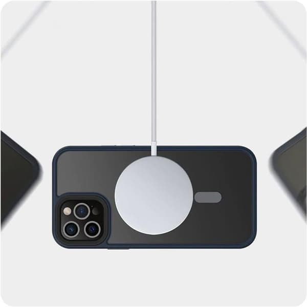 Tech-Protect Magmat Magsafe Mobilskal iPhone 13 Pro Max Mat Sort Sort Black Svart
