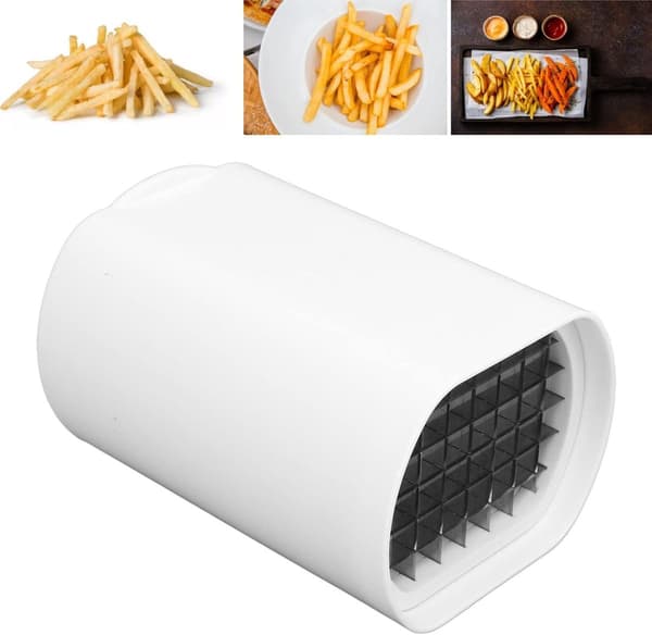 Pommes Frites Kutter - Rask Grønnsakskutter Manuell H& - 13,5 x 9,4 x 7,6 cm