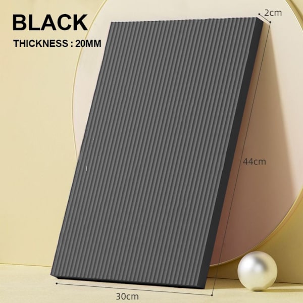 NBR Balancepude Støtte Balancepude SORT 20MM sort black black 20mm