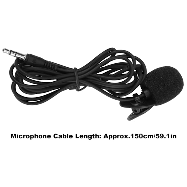 Bluetooth 5.0 AUX-kabeladapter med mikrofon Passer til Alpine KCE‑236B CDA‑9852/E CDE‑9887/R