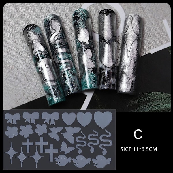 Fransk Forma Dual Sticker Nagelform HH H H H