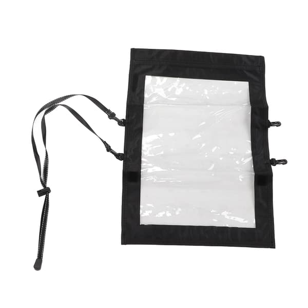 Waterproof TPU Map Case Transparent Hiking Bag with 2 Extra Straps for Camping