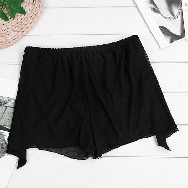 Mote Shorts Kvinner Skjørt Bukser Høy midje Poledance Ruffled - Perfet Pink&M