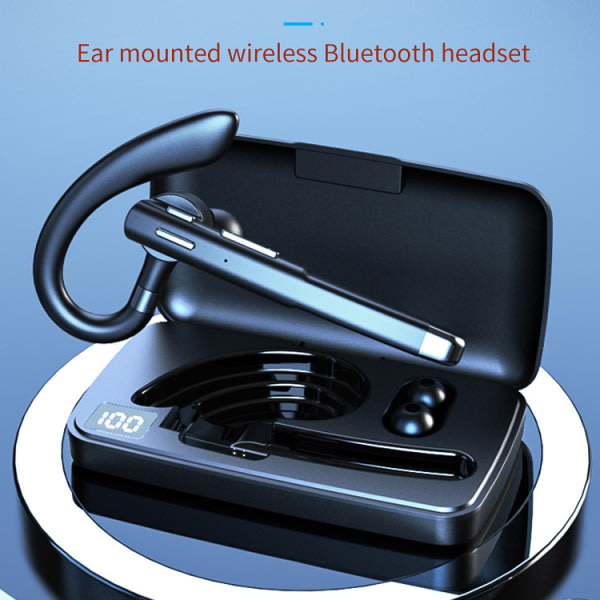 INF Öronsnäcka Bluetooth 5.1 Dual-Mic CVC 8.0 brusreducerande Sva Svart Sort