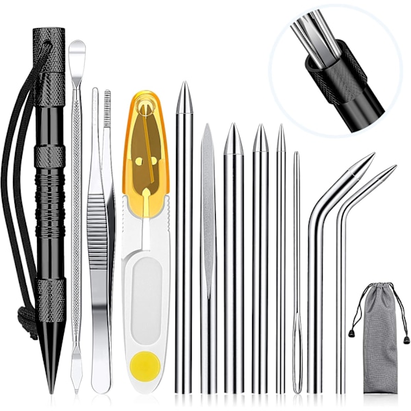 Ferraycle Rostfritt Stål Marlinspike Set Paracord Fid Parac, ZQKLA