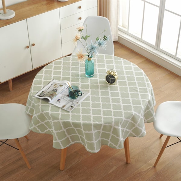 Pyöreä pöytäliina pellavapöytäliina 90CMD D 90CM D 90CMD