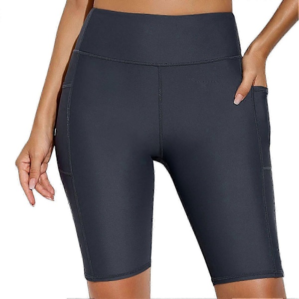 Dykker shorts til kvinder, reduceret gnidning, letvægts, bløde, hudvenlige, våddragt shorts til surfing - Perfekt Grå Gray XL