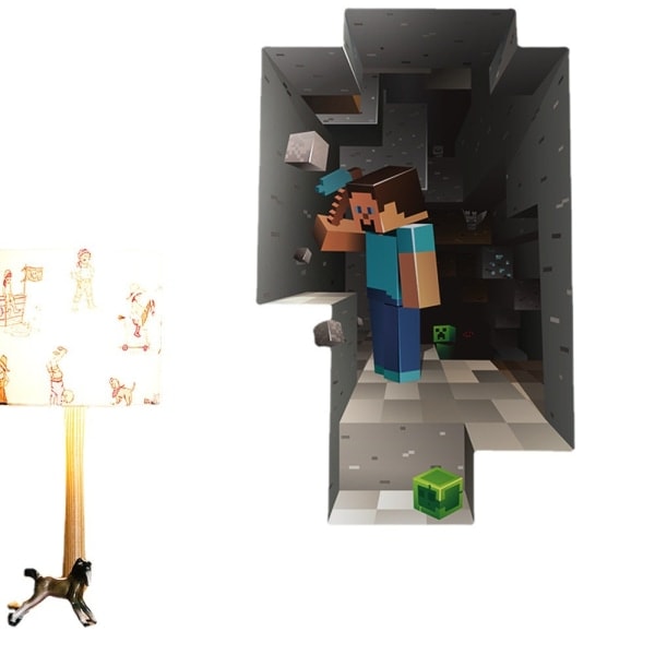 50*70 CM Minecraft Giant Peel and Stick Dekalpakke