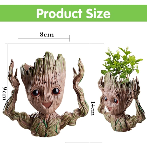 Baby Groot Blomkruka, Baby Groot Action Figures Fashion Guardians