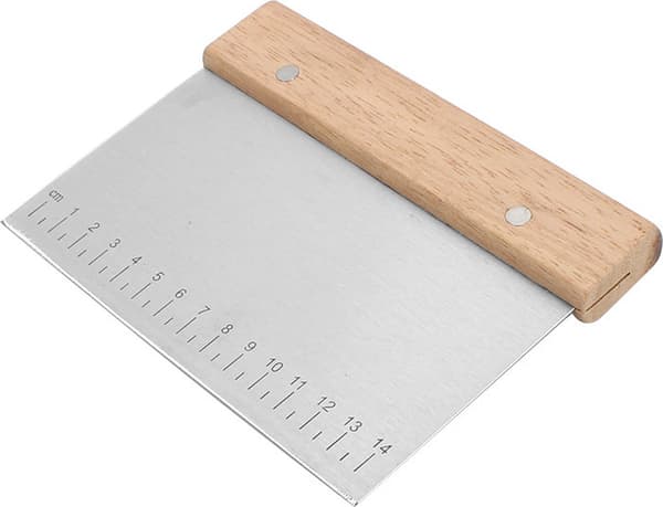Deigskrape - 2 stk - Deigskrape - Deigkutter - Deigkutter - Kakeskrape - Halv